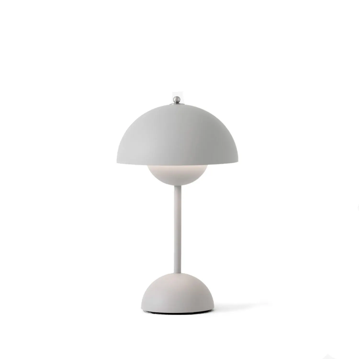 &Tradition - Tischleuchte Flowerpot Verner Panton VP9 - Matt Light Grey